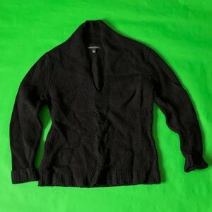 Banana Republic Black V-Neck Sweater